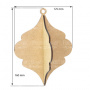 Blank for decoration New year tree toy 41, #474 - 0