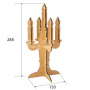 Заготовка для декорирования Классический канделябр на 5 свечей, #326