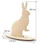 Blank for decoration "Bunny" #245 - 0