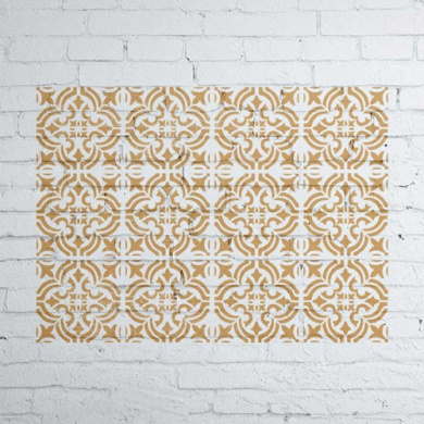 трафарет многоразовый 15x20см стиль ампир фоновый мини #318 фабрика декору - 2 трафарет многоразовый 15x20см стиль ампир фоновый мини #318 фабрика декору - 2