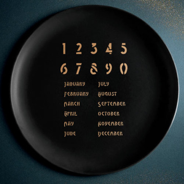 Stencil for crafts 15x20cm "Calendar English" #283 - 2