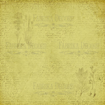 Sheet of double-sided paper for scrapbooking Botany spring #25-05 12"x12" - 2