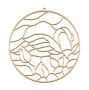 Blank for stained glass painting  "Swan song", #09