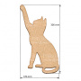 Künstlerkarton Katze 17х30 cm