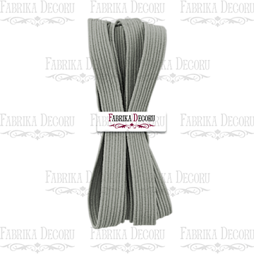 Elastic flat cord, color  gray