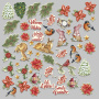 Set of die cuts  Our warm Christmas, 53 pcs - 1