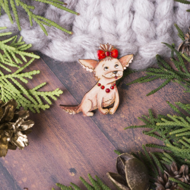 brooch blank for coloring, #024 - 2