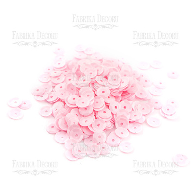 Sequins Round rosettes, pink, #234 - 2 Sequins Round rosettes, pink, #234 - 2