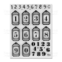 Silicone stamps set 34pcs Size 14cm х 18сm