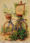Kraft Decoupage Papier 21x29,7cm, “Botanica Vintage”, #0001