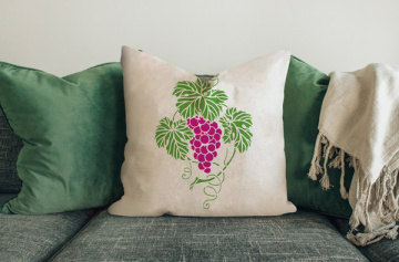 Multilayer stencil, multipurpose, (30*21cm), Grape #155 - 2