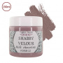 Shabby Veloursfarbe Milchschokolade