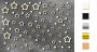 набор чипбордов звездочки 10х15 см #079 