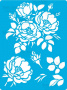 Stencil for crafts 15x20cm "Smile of spring 1" #189