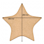 Art board Star, 26cm х 25cm - 0