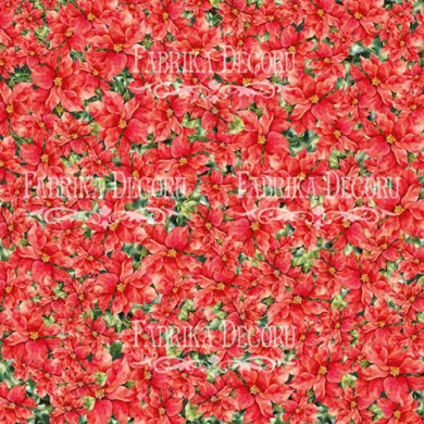 лист двусторонней бумаги для скрапбукинга "our warm christmas-2" 20,5х20,5 см - 2