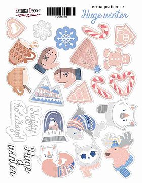 Kit of stickers #048, "Huge Winter"