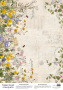 Deco Pergament farbiges Blatt Botany summer Wildblumen, A3 (11,7" х 16,5")