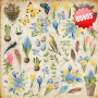 Double-sided scrapbooking paper set Botany spring 12"x12", 10 sheets - 11