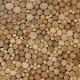 Double-sided scrapbooking paper set Wood natural 12”x12” 12 sheets - 6