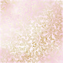 Arkusz papieru jednostronnego wytłaczanego złotą folią, wzór Złote Motyle, kolor Pink shabby watercolor 30,5x30,5cm