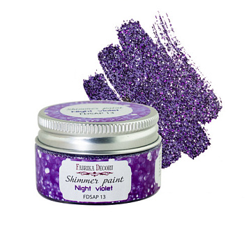 Shimmer paint Night violet 30 ml
