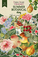 Set of die cuts Summer botanical diary 58 pcs