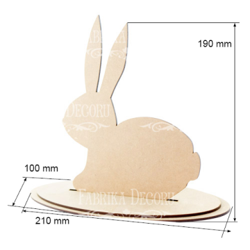 Blank for decoration "Bunny" #250 - 2
