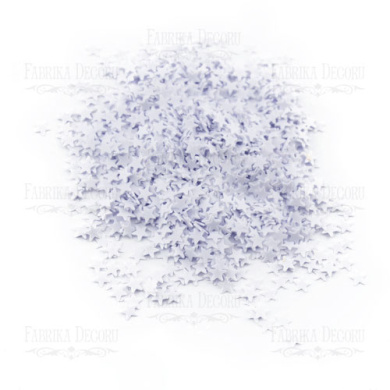 Sequins Stars mini, white, #003 - 2