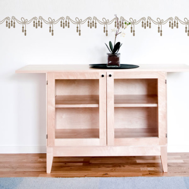 трафарет многоразовый xl (30х21м), шнур с кистями #088 фабрика декору - 2