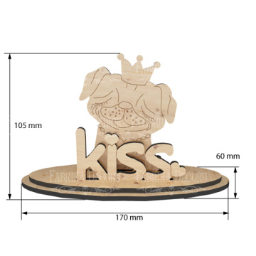 Blank for decoration #375 Lovely dog #1 - 2 Blank for decoration #375 Lovely dog #1 - 2