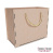 подарочная коробка-сумочка с ручками для презентов, цветов, сладостей, 300 х 250 х 150 мм, набор diy #296 фабрика декору