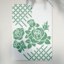 Stencil for crafts 15x20cm "Rose provence" #116 - 0