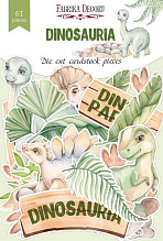 Set of die cuts Dinosauria, 61 pcs