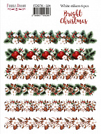 Set of stickers 6pcs Bright Christmas #324