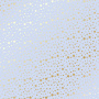 Blatt aus einseitigem Papier mit Goldfolienprägung, Muster Goldene Sterne Lila, 12"x12"