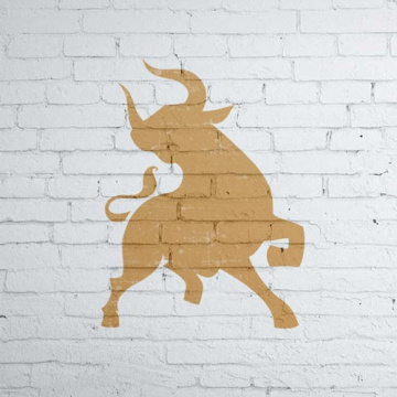 Stencil for crafts 15x20cm "Symbol of the year 2021" #332 - 2