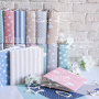 Blank album with a soft fabric cover Blue clouds 20сm х 20сm - 5