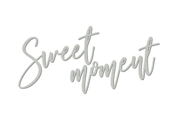Chipboard "Sweet moment" #449 - 2