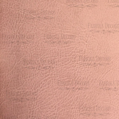 отрез кожзама пыльная роза, размер 50см х 13см  - 2