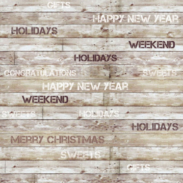 Sheet of double-sided paper for scrapbooking Botany winter #27-01 12"x12" - 2