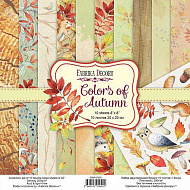 набор скрапбумаги colors of autumn 20x20 см, 10 листов