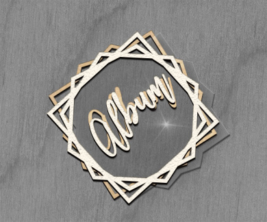 Заготовка мега шейкера Квадратная рамка - Альбом Ромбы color_Light_milk - 2 Заготовка мега шейкера Квадратная рамка - Альбом Ромбы color_Light_milk - 2