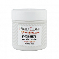 грунт универсальный акриловый белый, 150 мл фабрика декору