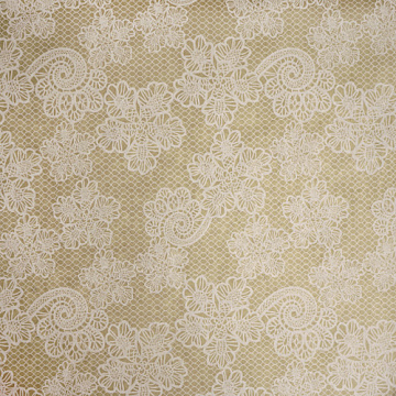 Kraft paper sheet 12"x12" White lace