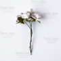 Blumenstrauß aus kleinen Rosen, Farbe Weiß, 4 Stk
