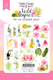 Set of die cuts Wild Tropics, 54 pcs - 0