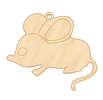Figurka do kolorowania i ozdabiania "Mała mysz" #310
