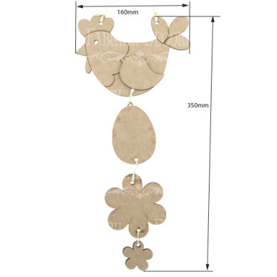 заготовка для декорирования "пасхальная подвеска" #147  - 2
