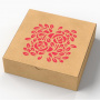 Stencil for crafts 14x14cm "Rose ornament" #039 - 0